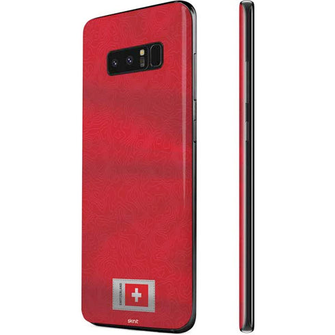 Switzerland Soccer Flag Galaxy Note 8 Skin